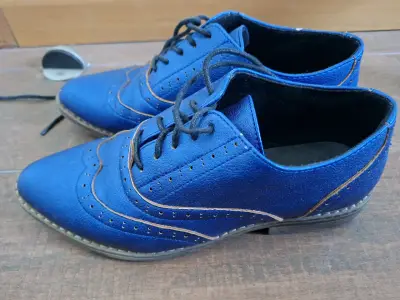 Zapatos oxford azules Gotta mujer 37 - miniatura 2