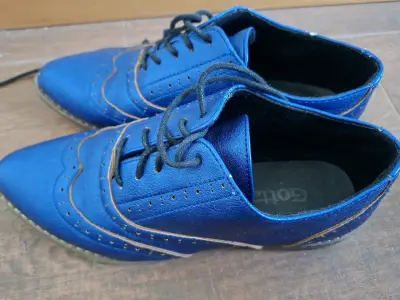 Zapatos oxford azules Gotta mujer 37 - miniatura 3