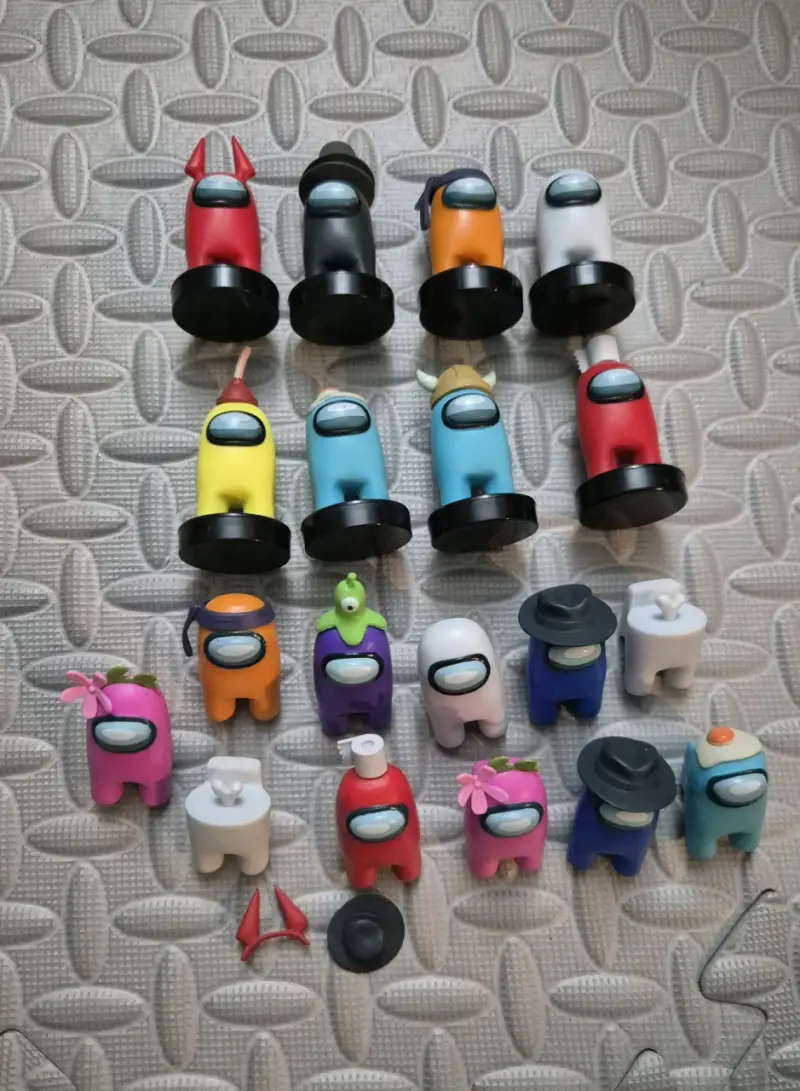 Set de figuras Among Us coleccionables