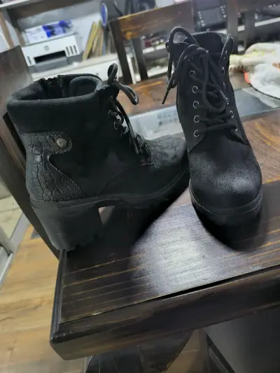 Botines negros de mujer talla 37 - miniatura 4