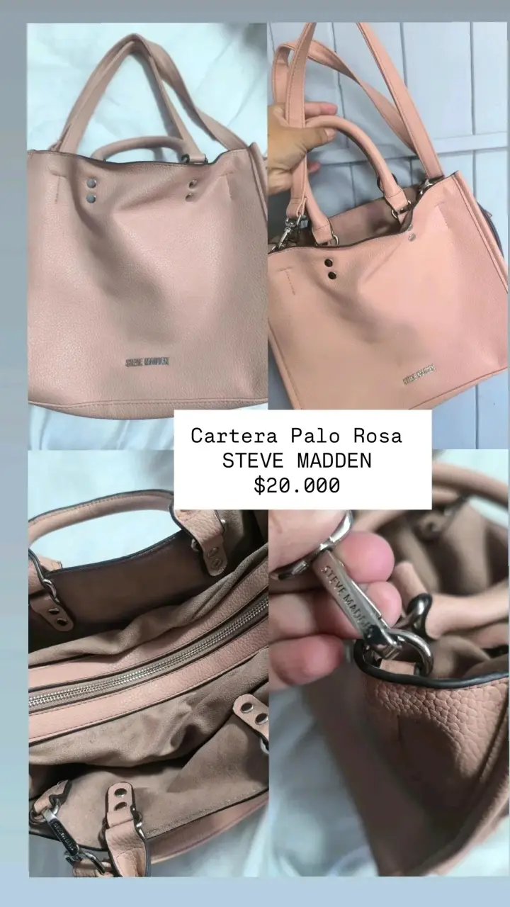 Cartera Steve Madden palo rosa elegante