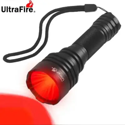 Linterna UltraFire C8 roja potente - miniatura 1