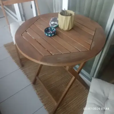 Juego terraza plegables para balcón - miniatura 2