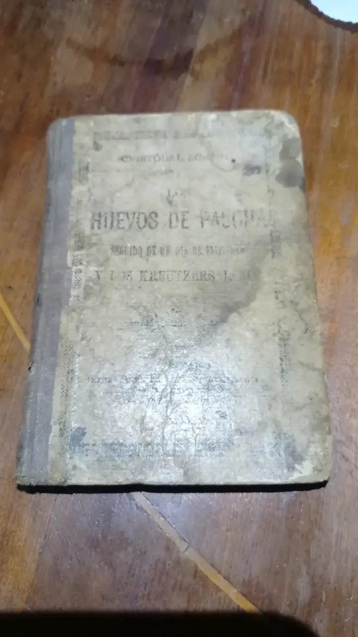 Libro antiguo 'Los Huevos de Pascua' 1887 - 2