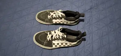 Zapatillas Vans negras a cuadros - miniatura 2