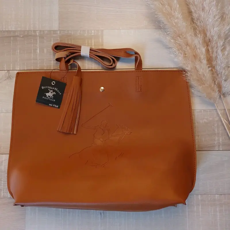 Bolso Beverly Hills Polo Club beige con monedero - 6