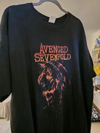 Polera Avenged Sevenfold negra con diseño - miniatura 3