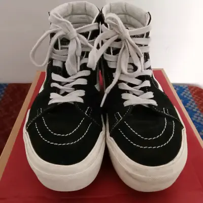 Zapatillas Vans Sk8-Hi Stacked negras Plataforma - miniatura 3