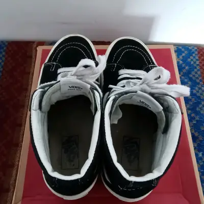 Zapatillas Vans negras Plataforma - miniatura 5