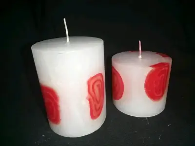 Velas decorativas  con diseño artesano - miniatura 4