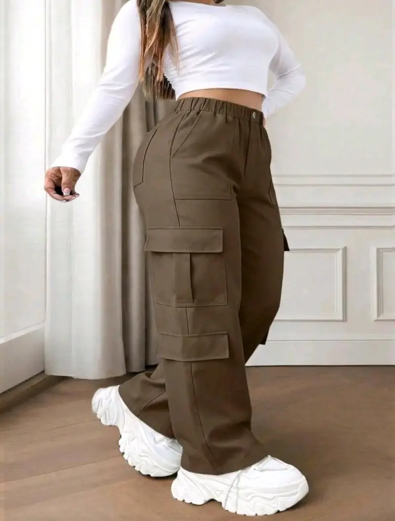 Pantalon cargo talla grande 4XL - 1