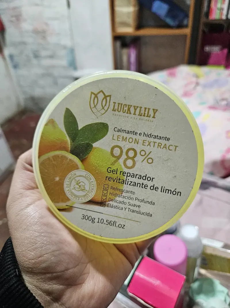 Gel reparador revitalizante de limón LuckyLily