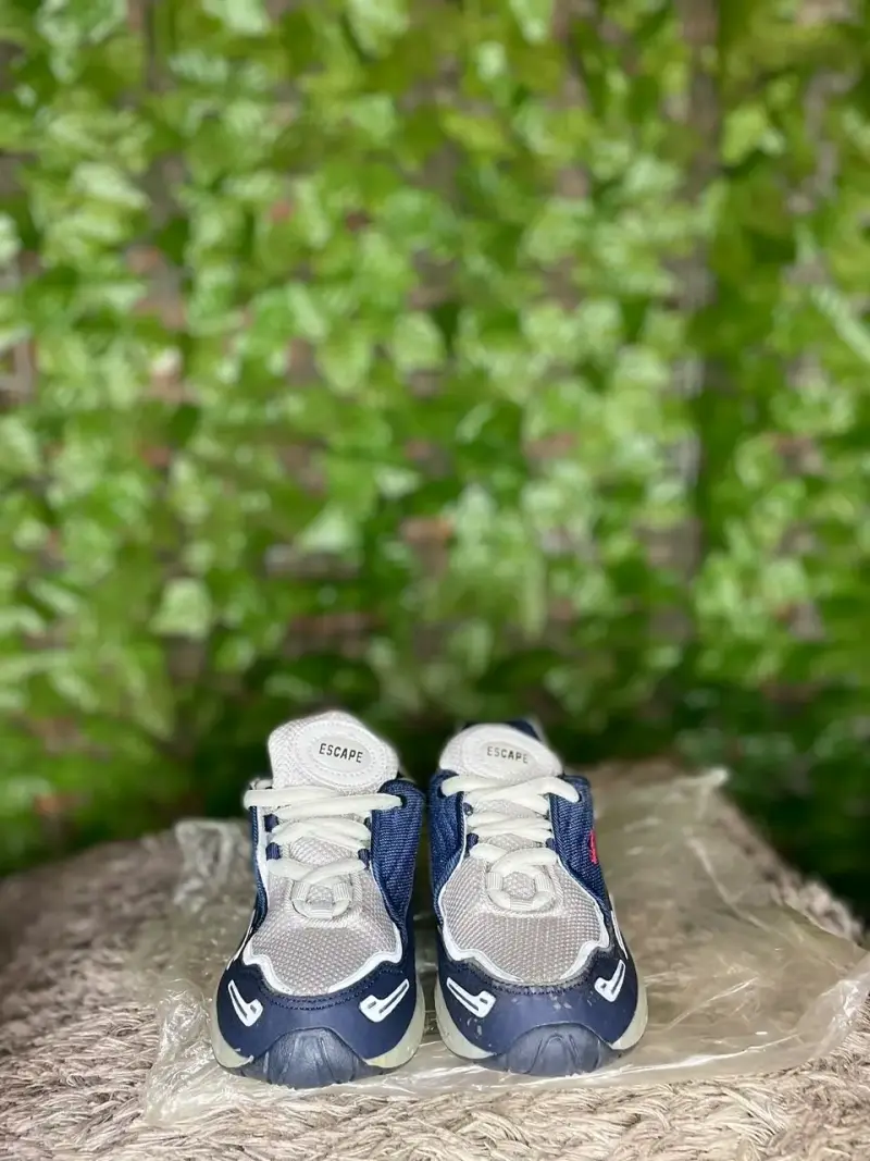 Zapatillas deportivas para niños azul y blanco - 3