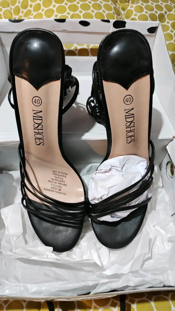 Sandalias negras MD Shoes talla 40 - 1
