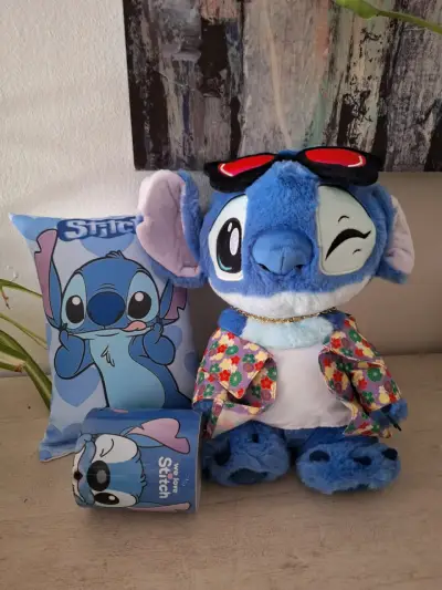 Set de peluche, cojín y taza Stitch - miniatura 4