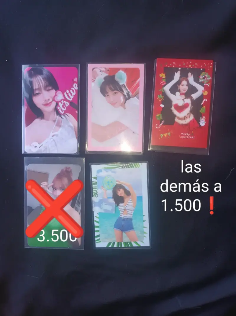 Set de photocards de colección K-pop - 3