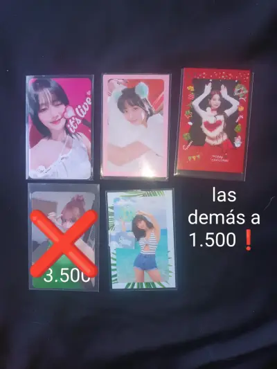 Set de photocards de colección K-pop - miniatura 3