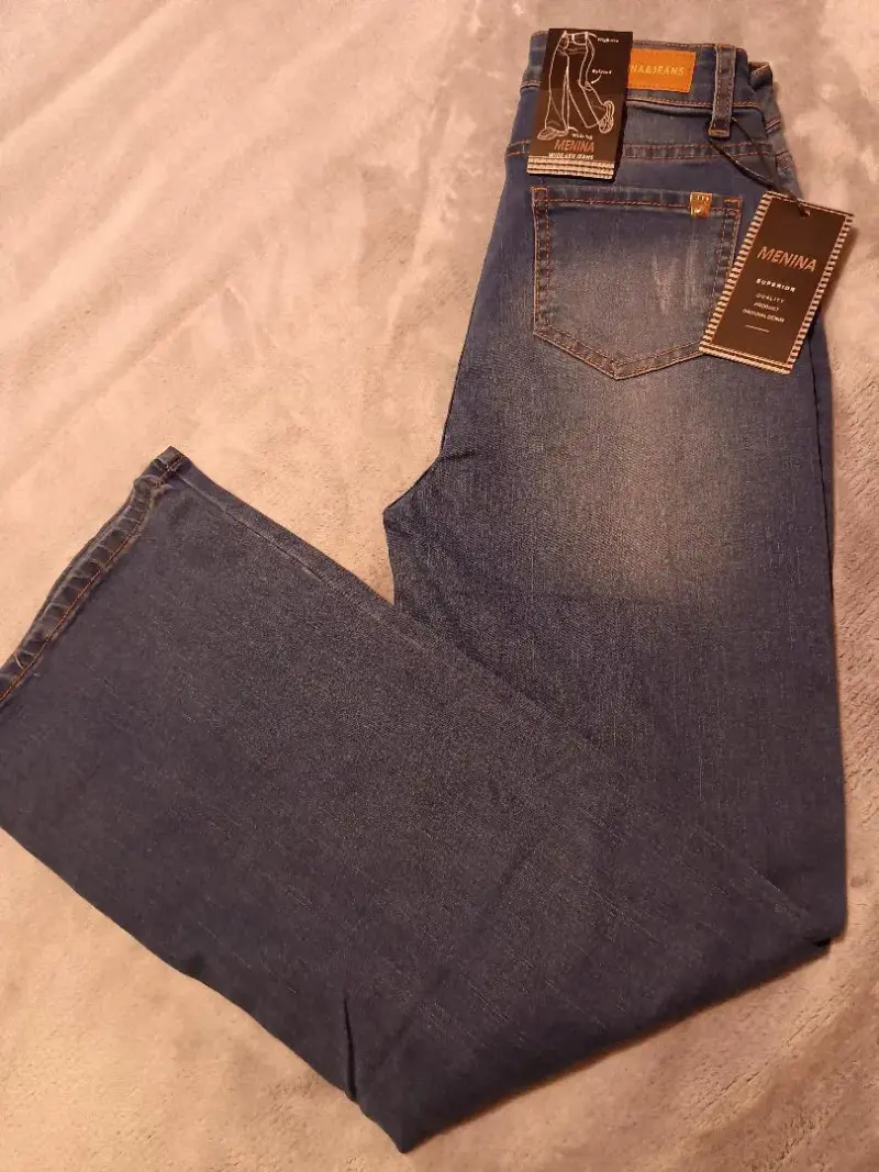 Jeans azul destroyer Menina - 2