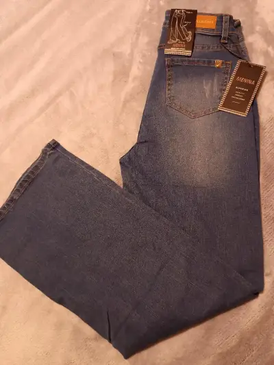 Jeans azul destroyer Menina - miniatura 2