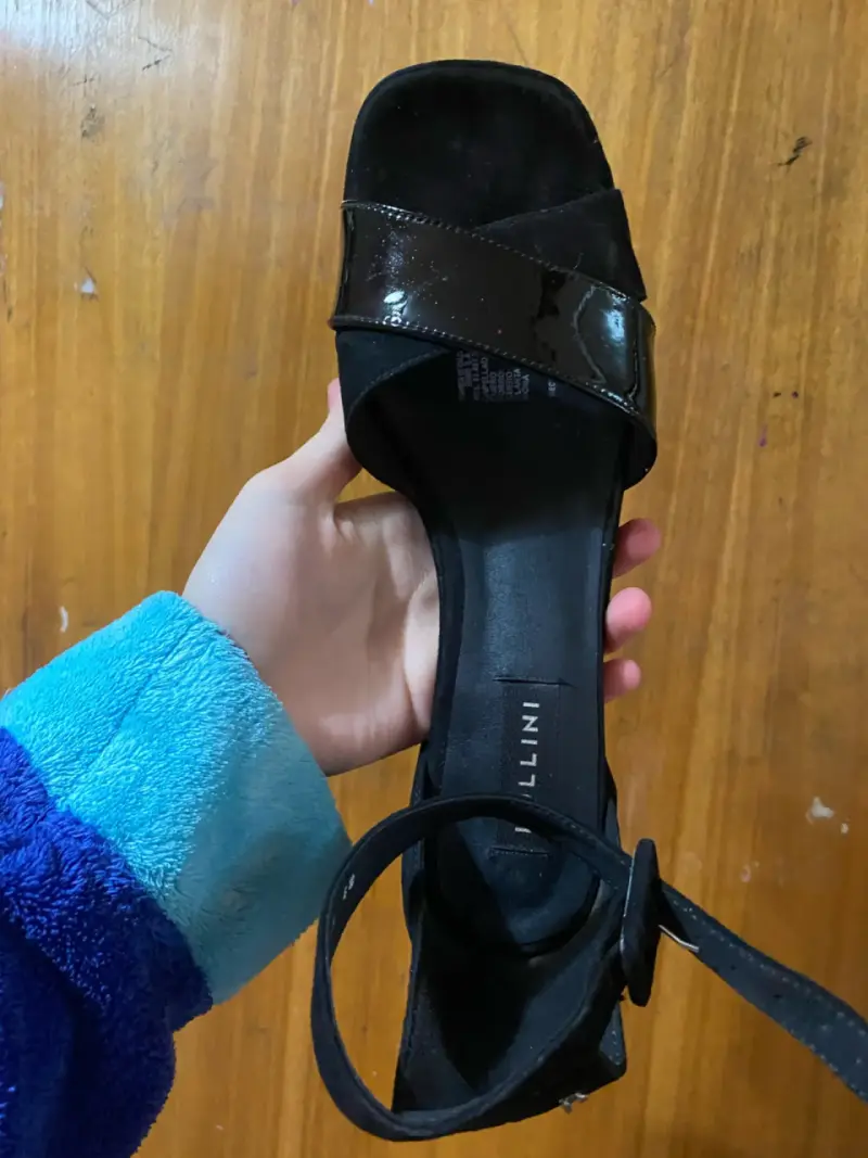 Sandalias negras de tacón alto Collini - 4
