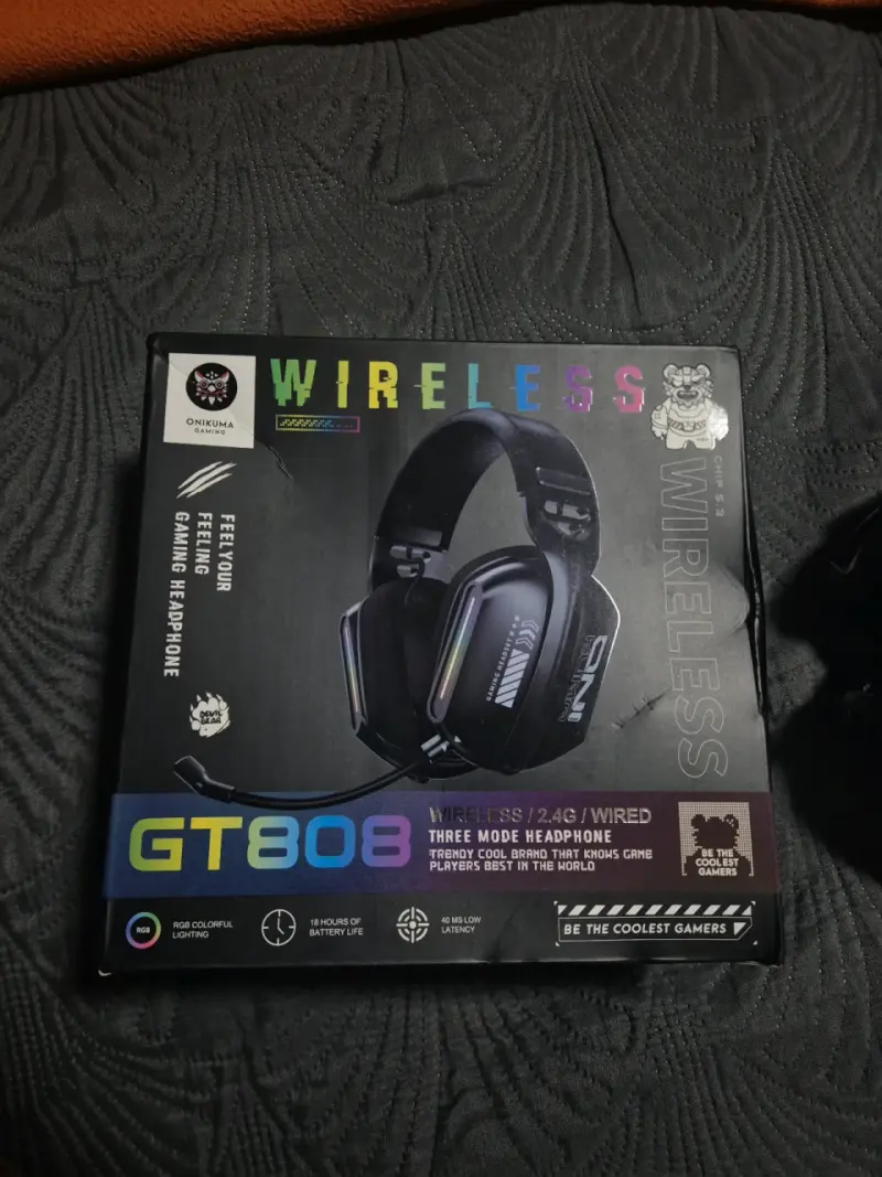 Auriculares gaming Onikuma GT808 inalámbricos - 1