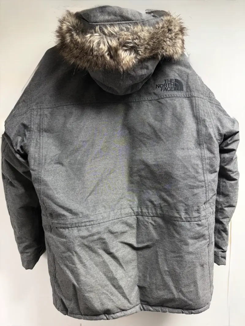 Parka gris The North Face con capucha - 2