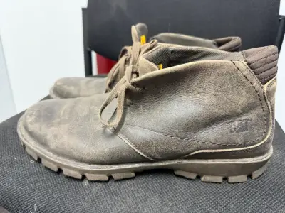 Botas Caterpillar de cuero marrón - miniatura 2