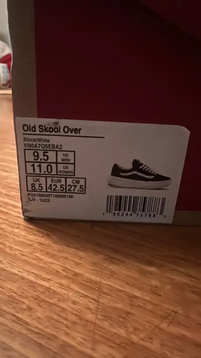 Zapatillas Vans Old Skool Over negras - miniatura 1