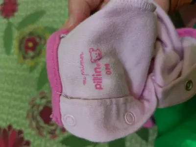 Enterito de bebé rosa Pilim 0M - miniatura 1