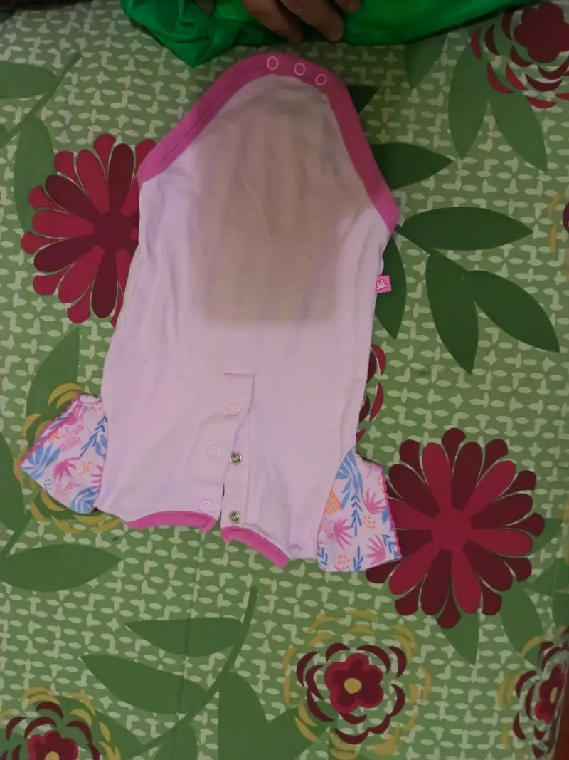 Enterito de bebé rosa Pilim 0M - 2