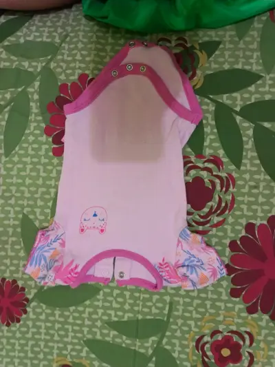 Enterito de bebé rosa Pilim 0M - miniatura 3