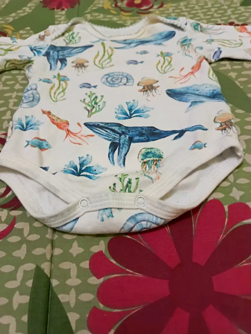 Body de bebé con estampado marino - 2