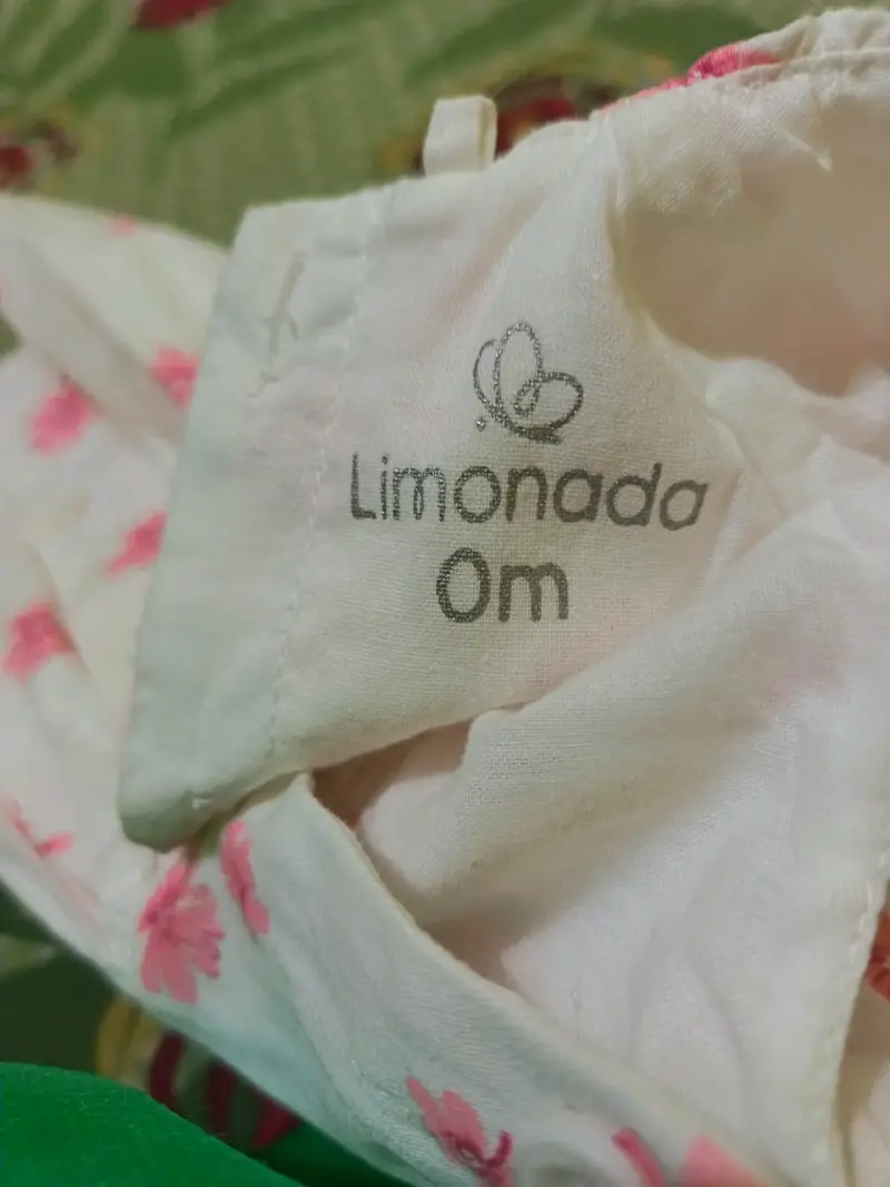 Vestido infantil Limonada floral - 1