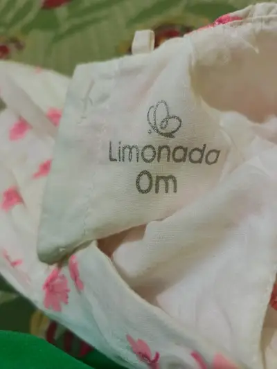 Vestido infantil Limonada floral - miniatura 1
