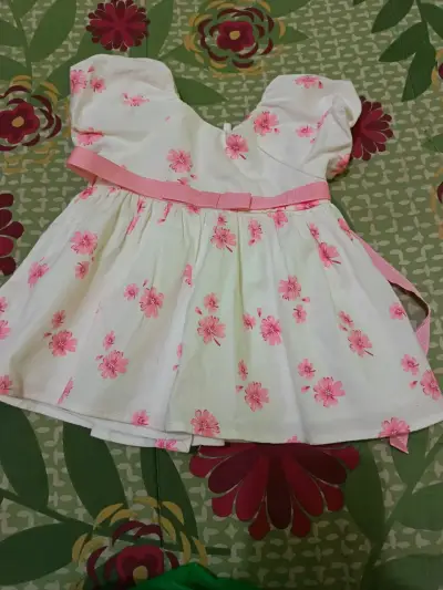 Vestido infantil Limonada floral - miniatura 3