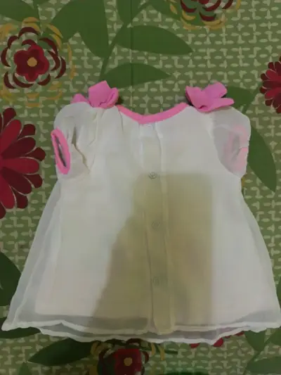 Body de bebé Limonada 3M blanco y rosado - miniatura 2