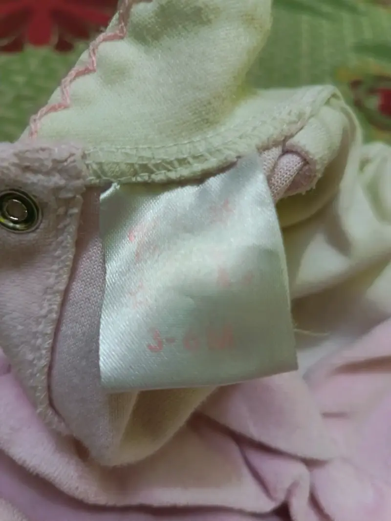Enterito de bebé rosado 3-6 meses - 1