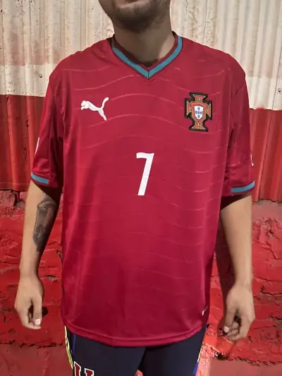 Camiseta de fútbol Portugal Ronaldo 7 - miniatura 3