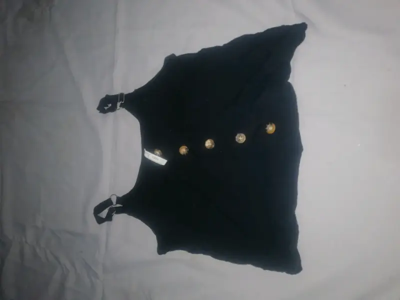 Suéter a rayas beige y negro - 4