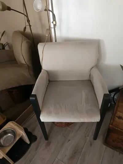Sillón gris con funda removible - miniatura 2