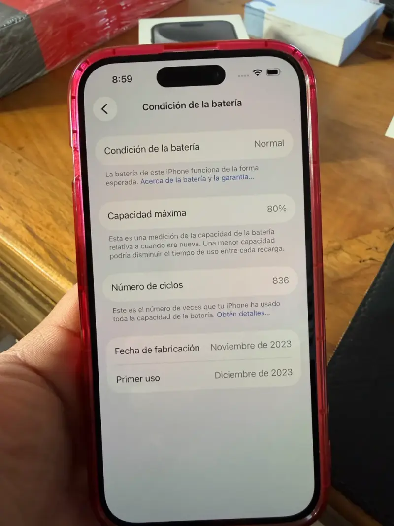 iPhone 15 color rosa - 4