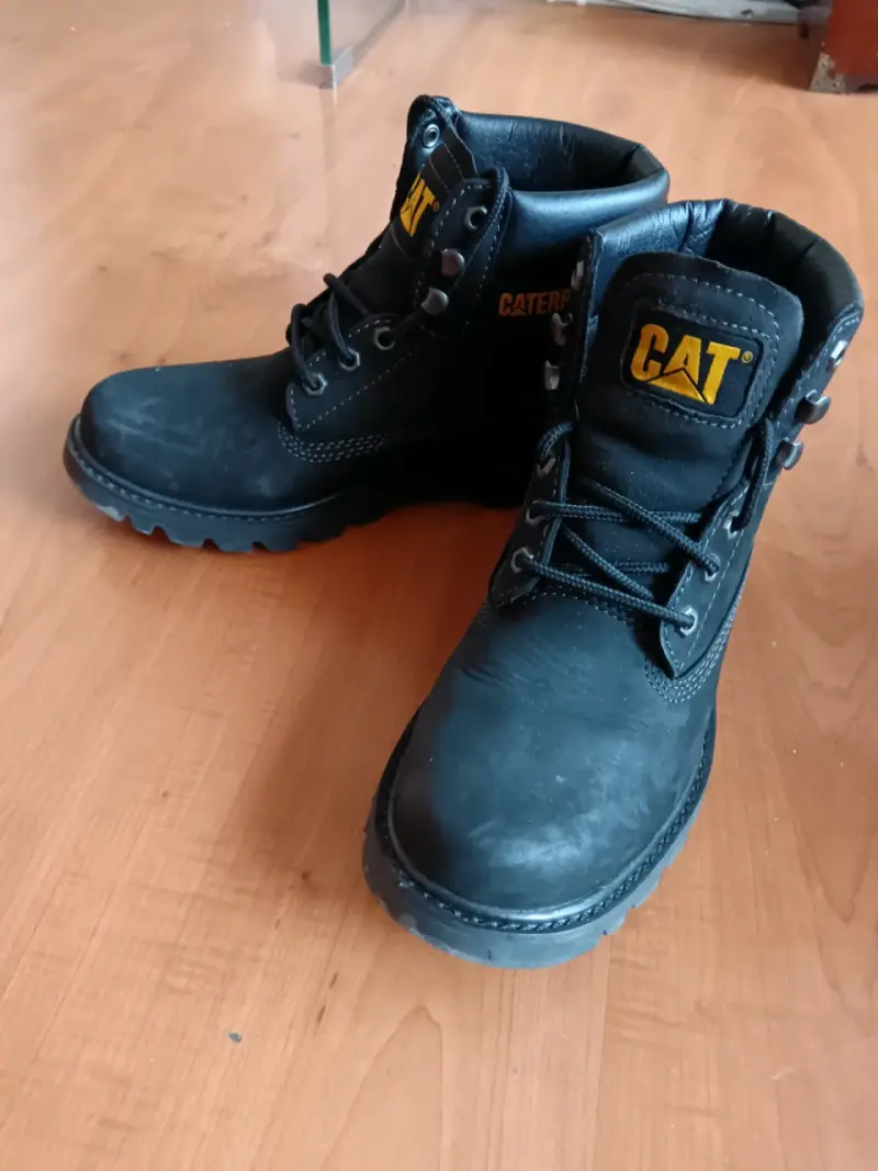 Botas Caterpillar negras de cuero - 2