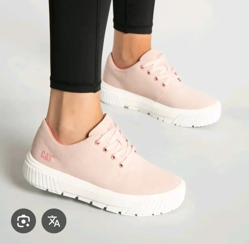Zapatillas CAT rosadas para mujer