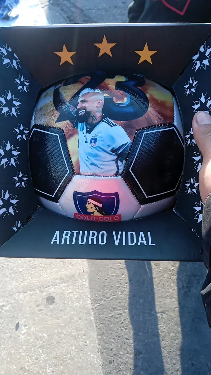 Balón de fútbol Colo-Colo Arturo Vidal
