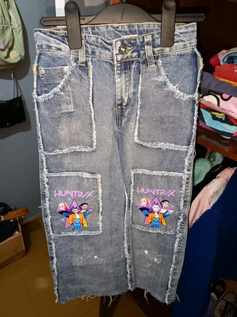 Jeans de niña talla 10 - 1