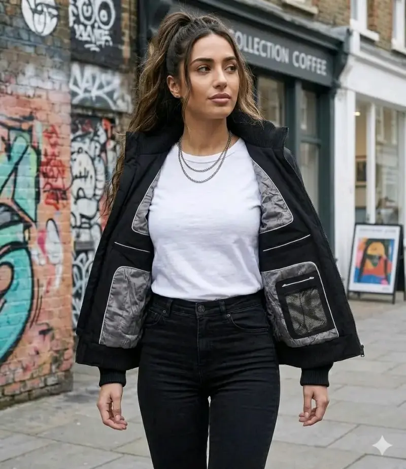 Chaqueta negra Calvin Klein - 5