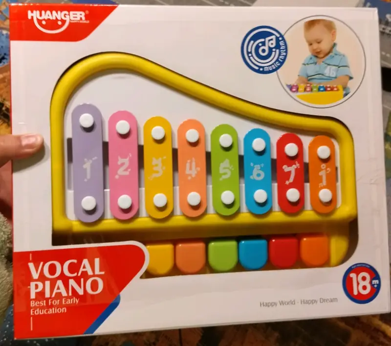 Xilófono infantil Huanger de colores