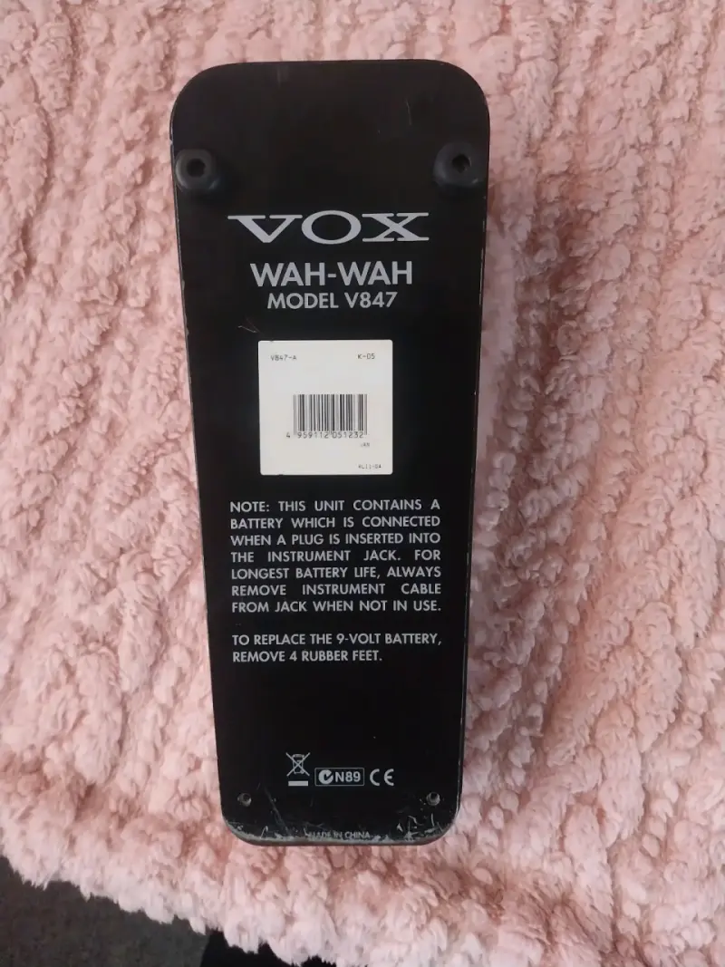 Pedal Wah Vox para guitarra eléctrica - 2