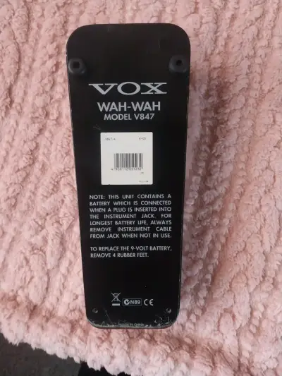 Pedal Wah Vox para guitarra eléctrica - miniatura 2