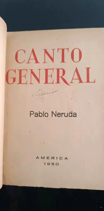 Canto General de Pablo Neruda 1950 - miniatura 2
